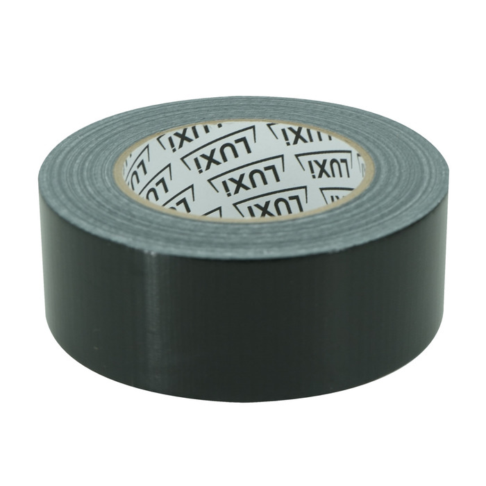 Vävtejp Svart 48 mm x 50 m Luxi